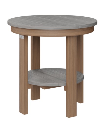 Berlin Gardens Round End Table - Dining (Natural Finish)